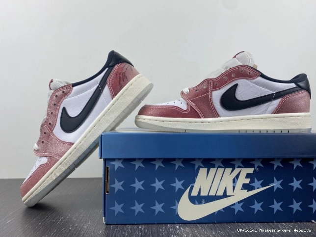Official Maikesneakers AIR 'RED 1 JORDAN FN0432-017 BLACK' X TROPHY LOW ROOM OG 0712
